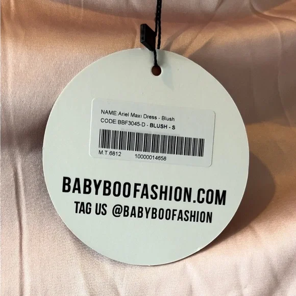 BABYBOO ARIEL MAXI DRESS - BLUSH - Picture 7 of 7